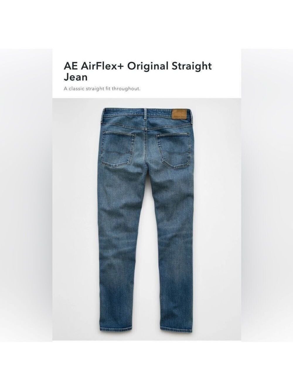 Men’s American Eagle Airflex + Original  Straight Jeans 32 x 34